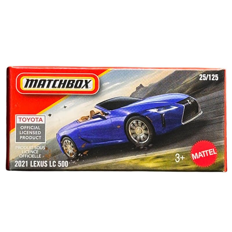 Hot Wheels 2025 Match Box 2021 Luxes LC 500 for 3 Years & Above 25/125 (Blue)