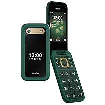 Nokia 2660 Flip 4G Volte keypad Phone with Dual SIM, Dual Screen, inbuilt MP3 Player & Wireless FM Radio | Lush Green