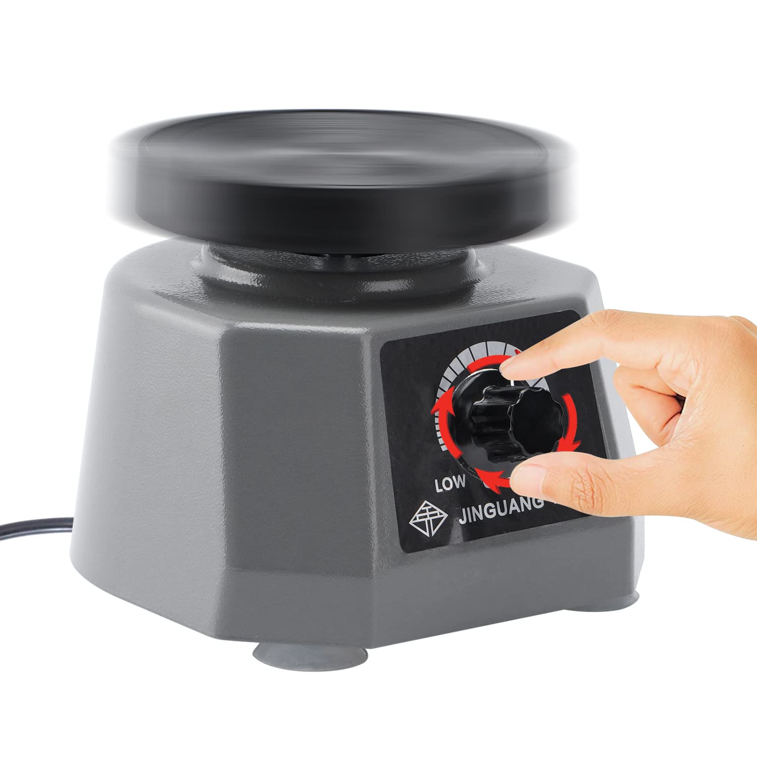 PRECIPETTE Lab Vibrator 4" Dental Vibrator, Lab Oscillator Round