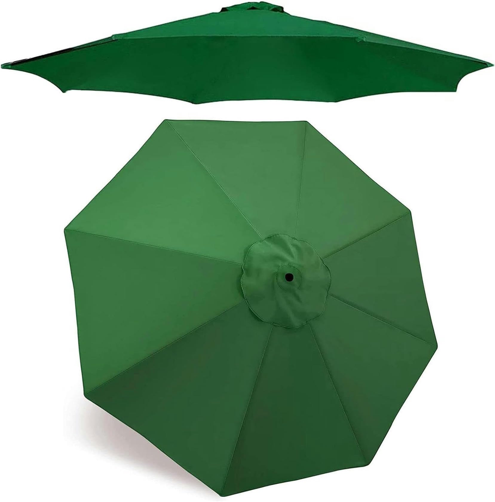 Toldo de recambio paraguas para terrazas y piscinas lona redonda de 10 pies impermeable