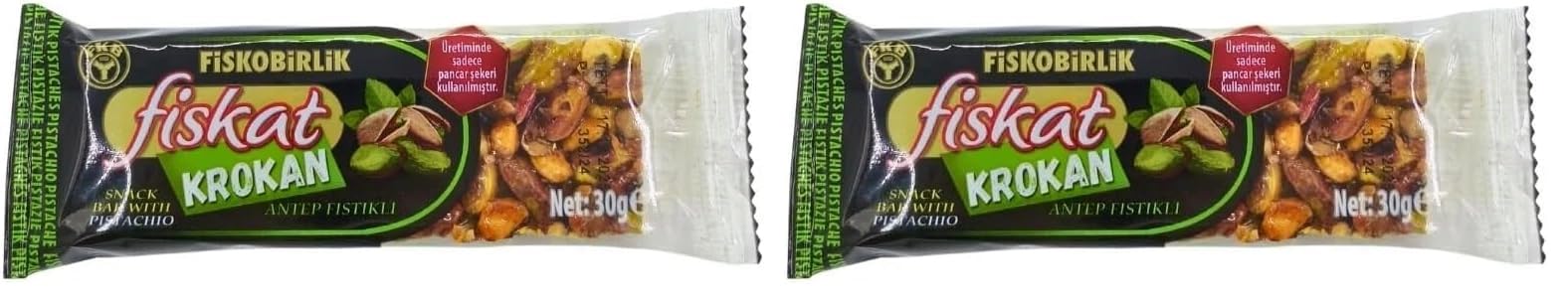 Fiskobirlik Fiskat Antep Fıstıklı Krokan 30 Gram