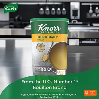 Knorr Professional Chicken Powder Bouillon, Flavourful Chicken Base for Soups, Stocks and Broths, 1 kg