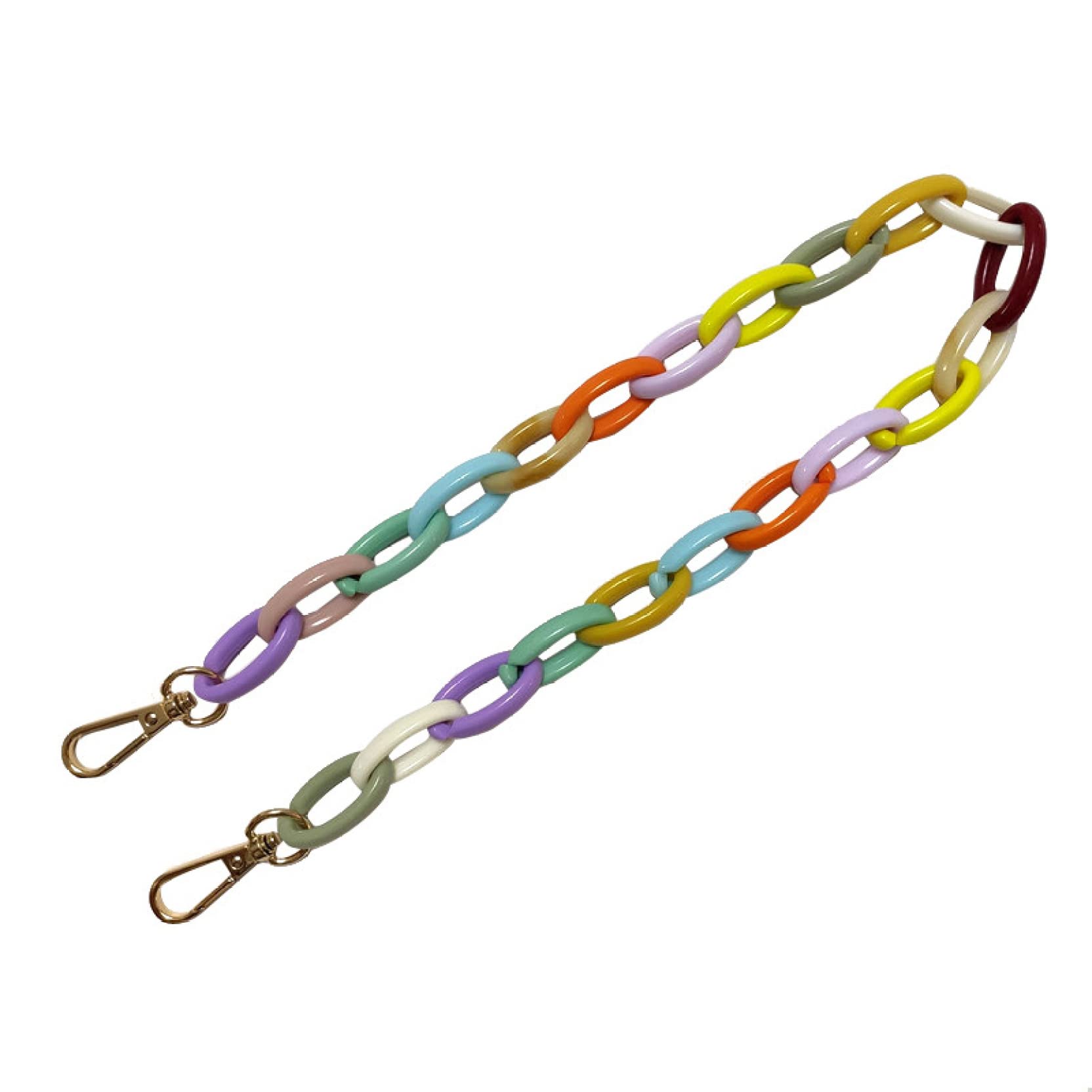 Cadenas para Bolsos, Asa Monedero Cadena Mujer Correas De Hombro Bolsos Accesorios(Black,120)