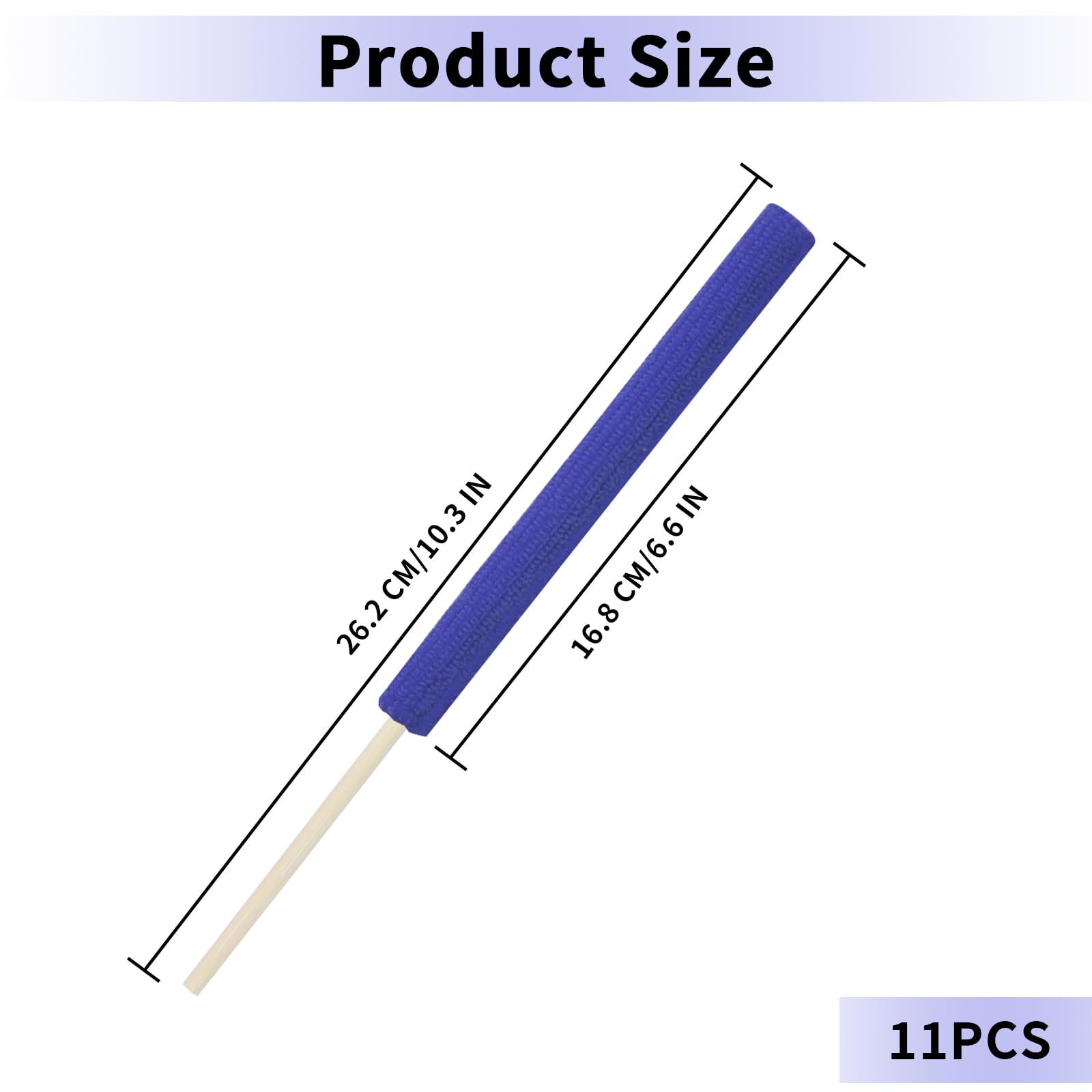 11 PCS Microfiber Detail Duster Sticks, Mini Duster Crevice Cleaning Tool for Car Air Vents, Blinds, Fans, Windows, Small Spaces, Gap Dust Cleaner