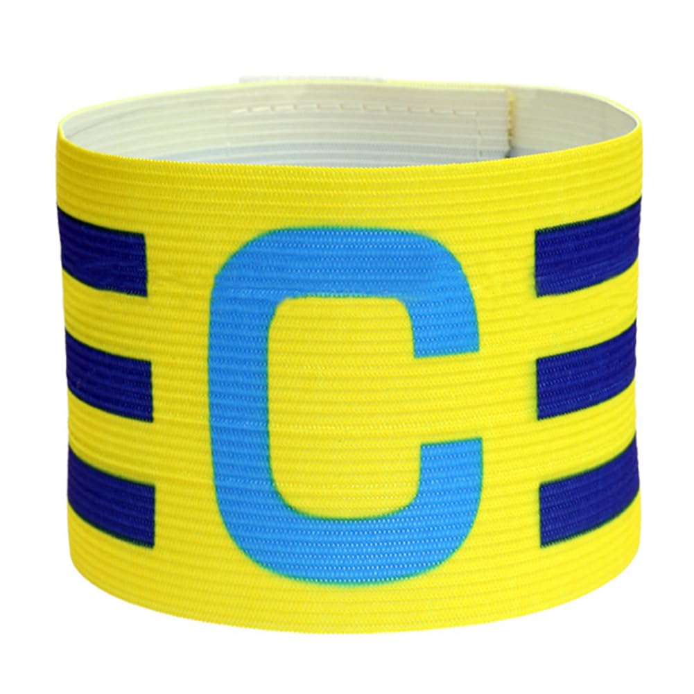 Kexpery Football Captain Armband Competition Leader Adjustable Icon Clear Armband Group Captain Football Player with Touch Closure Armband