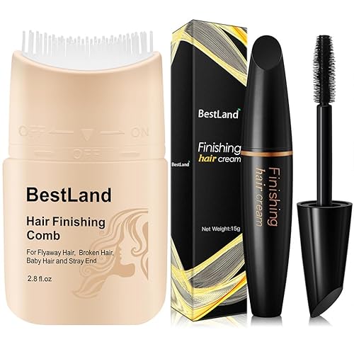 Miniatura 1 de BestLand Palo de acabado de cabello y palillo domador de cabello mejorado con peine integrado para un peinado sin esfuerzo, refrescante, no graso,