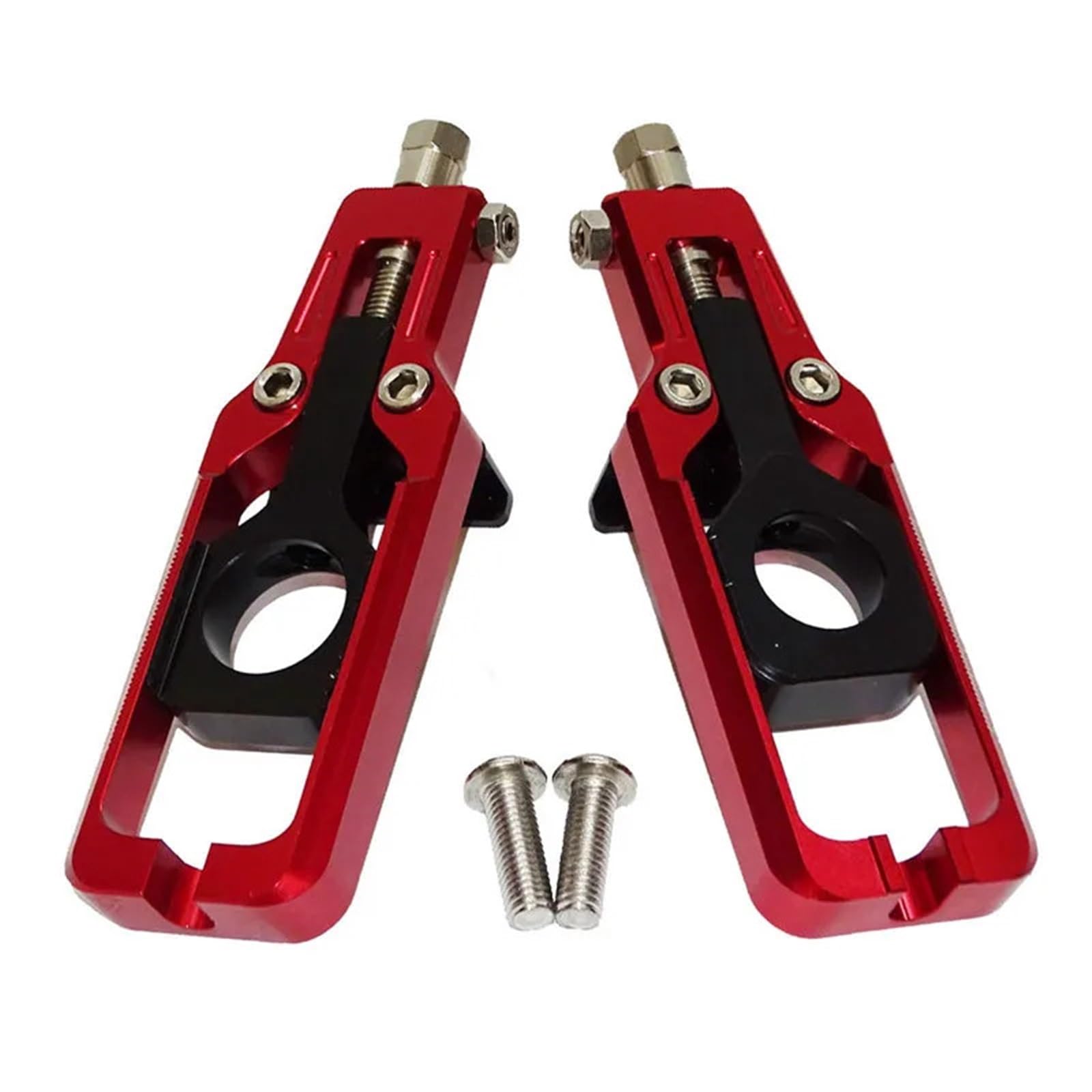 Ajusteur de Chaîne Ajustement pour Honda CBR600RR F5 2007-2025 CBR1000RR pour Fireblade SC57 2008-2016 ajusteurs de chaîne de blocs d'essieu Tendeur de Chaîne de Réglage de