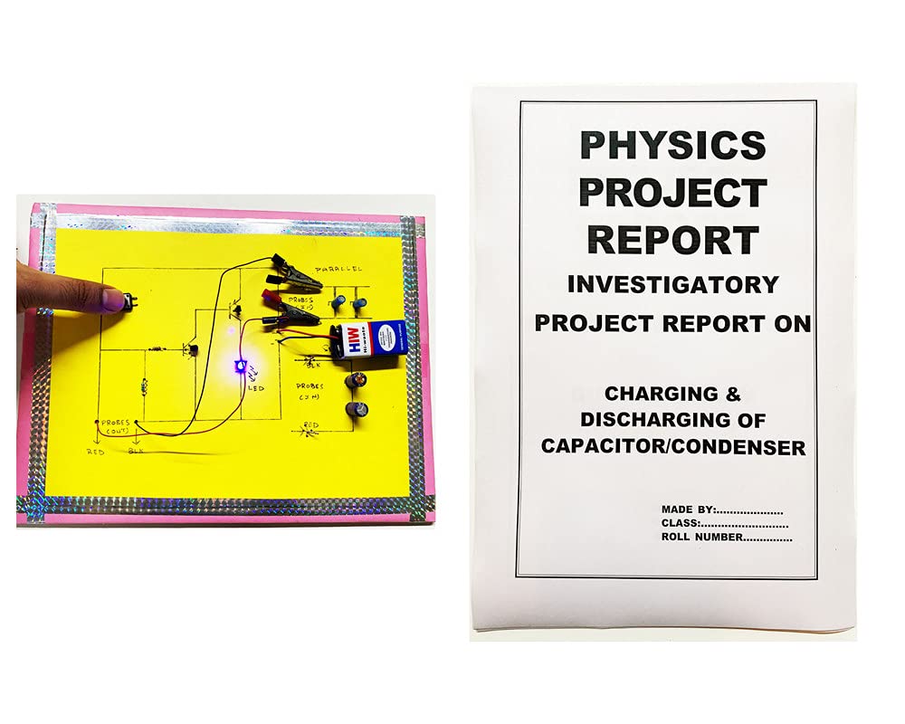 Capacitor In Series And Parallel Readymade Physics Working Project & Model For School & College (With Printed Report), Clear (B099QZ3XSX) Amazon Price History, Amazon Price Tracker