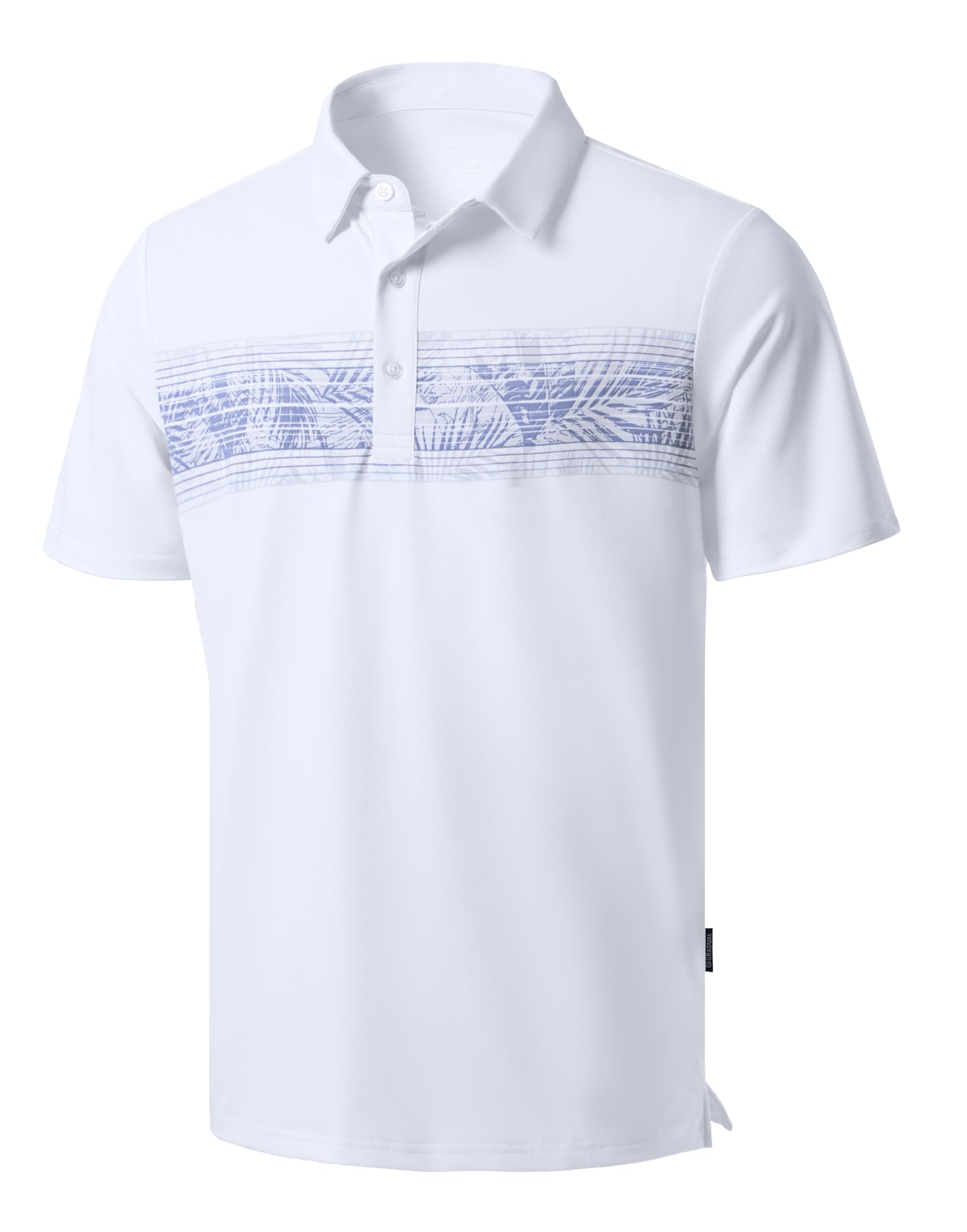 Men's Golf Shirts Dry Fit Moisture Wicking Performance Short Sleeve Collared Polo Shirts for Casual Athletic Business
