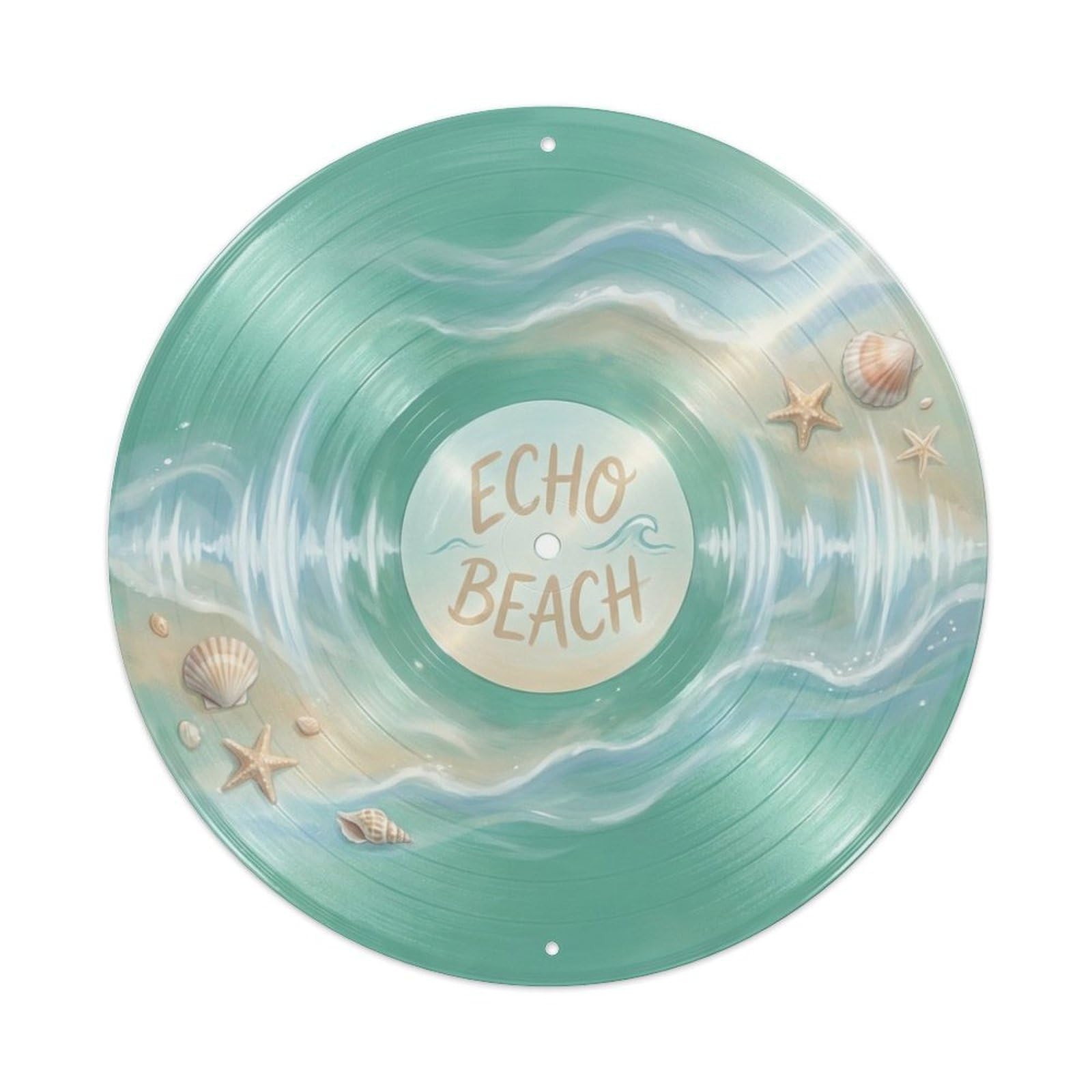 Dream Pop Record Cover Echo Beach Vinyl Groove Metal Tin Sign