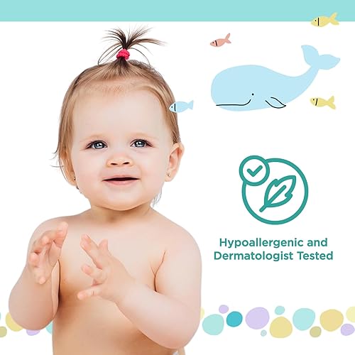 Miniatura 4 de Little Me Toallitas suaves para bebés, toallitas hipoalergénicas con aroma a lavanda, 180 unidades