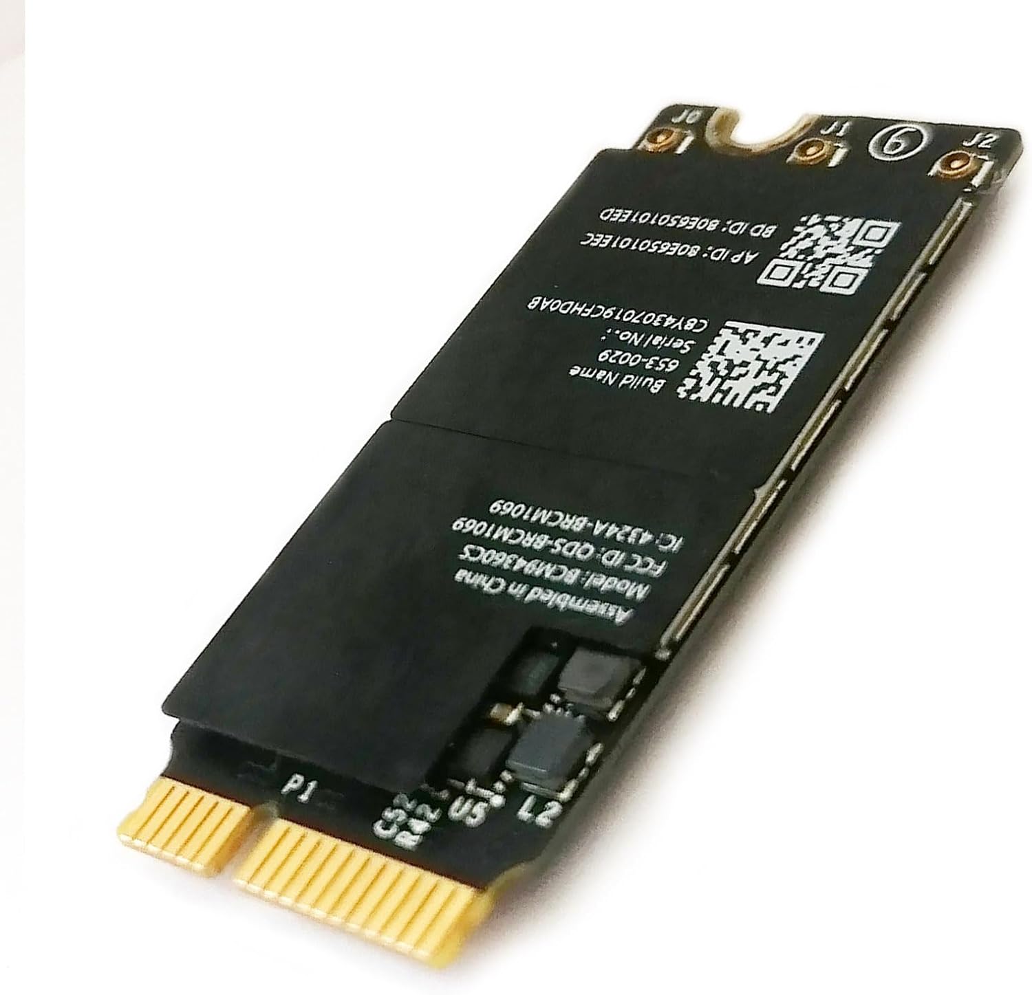Bluetooth 4.0 Dual-Band Network Card,2.4G/5Ghz Gigabit WiFi Airport Wireless Network Card BCM94360CS BCM94360CSAX Replacement for MacBook Pro 13" and 15" Retina A1502 A1398 A1347 (Late 2013-Late 2014)