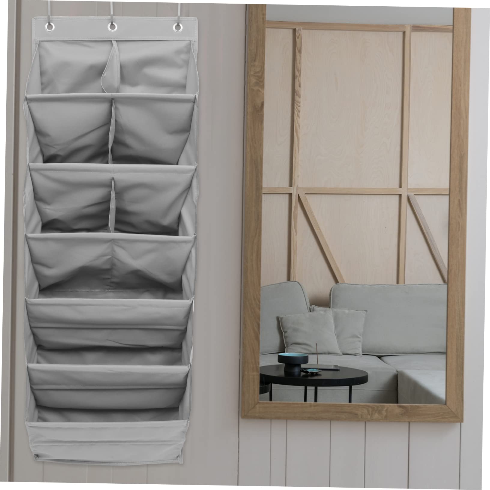 LABRIMP Borsa Organizer da Appendere a Parete Multitasca Multistrato | Tessuto Oxford, Resistente Agli Strappi e Sbiadire, Uso Multiuso per Ufficio e Camera