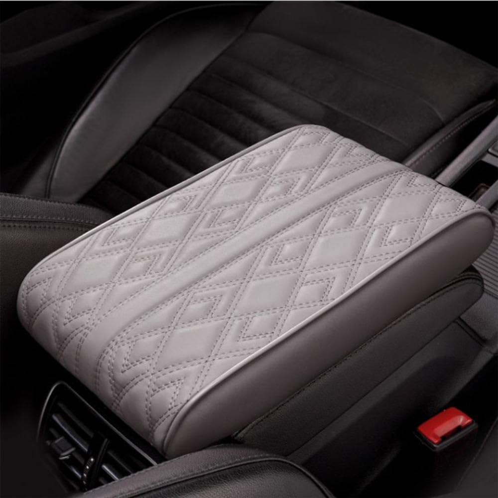 Lederen Auto Armsteun Box Pad Voor Volvo XC40 XC60 XC90 V60 V90 V40 S60 S90, Universele Middenconsolehoes Armsteunhoes Pads Waterdicht Antislip Armsteunkussen Interieur Accessoires,D/Brown
