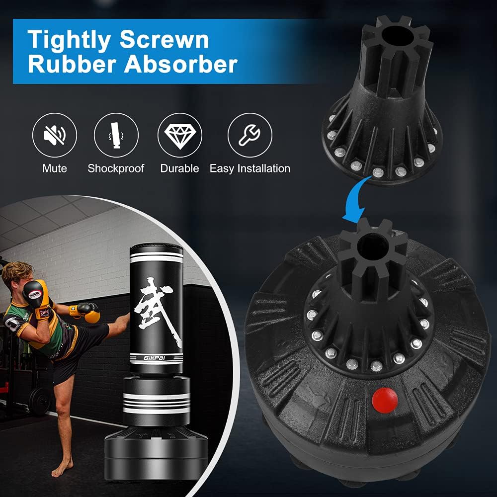 Punching Bag with Stand for Adults 67'' -182lbs with 2 Hand Warps Heavy Boxing Bag with Suction Cup Base Freestanding Kickboxing Bag Kick Punch Bag for Home Gym : Sports & Outdoors