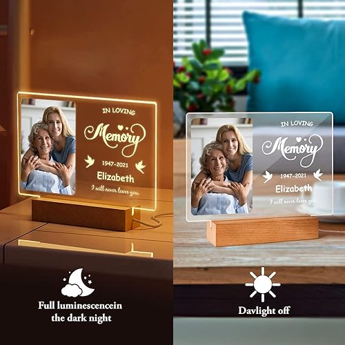 Miniatura 3 de VEELU Regalos conmemorativos personalizados para la pérdida de mamá, regalos personalizados en memoria de un ser querido, regalos de condolencias,