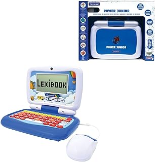 Lexibook, Power Junior, Bilingual French/English Educational Laptop with 40 Activities Including A New Way to Learn to Rea…