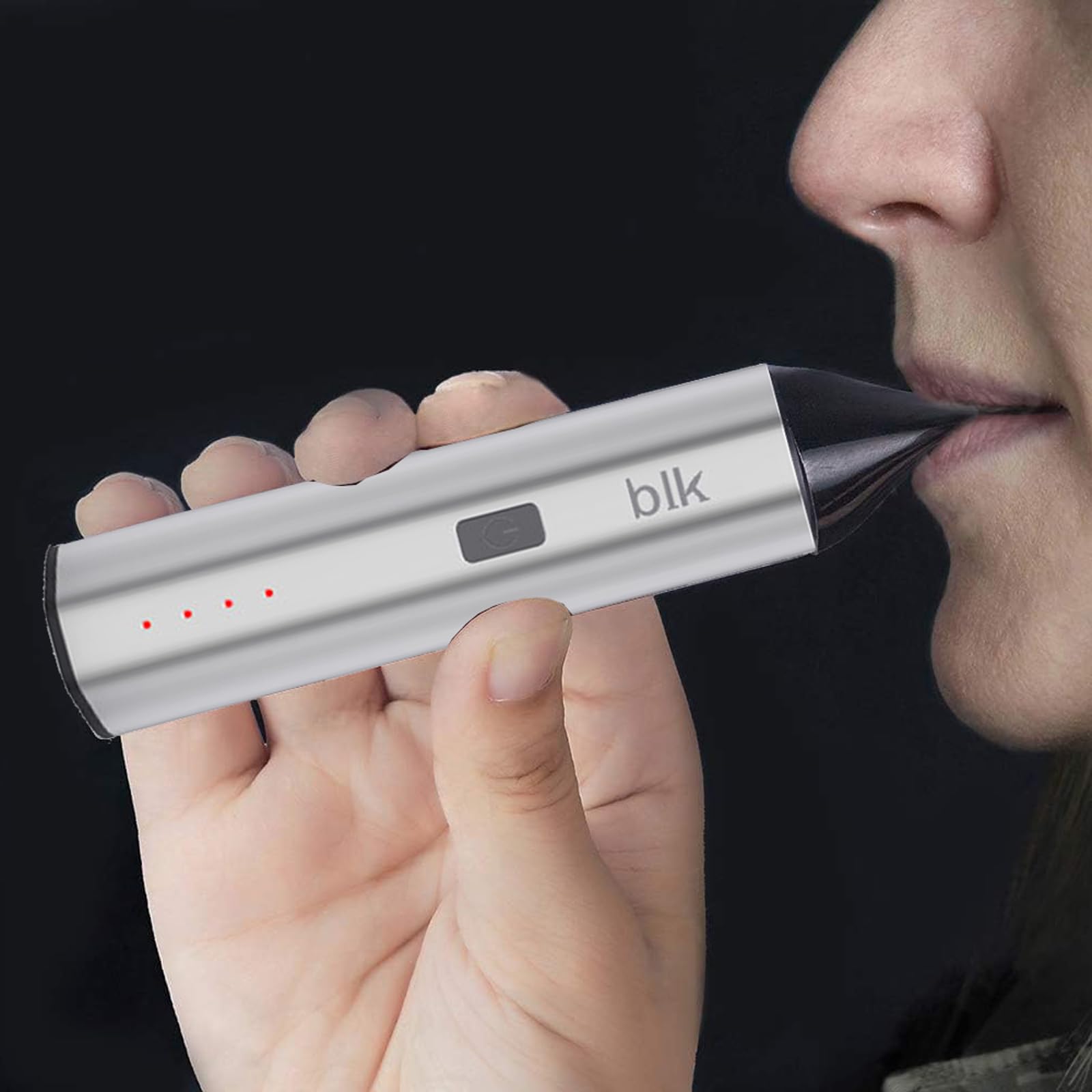 Vaporisateur d'herbes sèches pour aromathérapie, kit de vapotage, batterie 1600 mAh, vaporisateur à base de plantes avec chemin d'air isolé, contrôle de la température, chambre en céramique (argent)