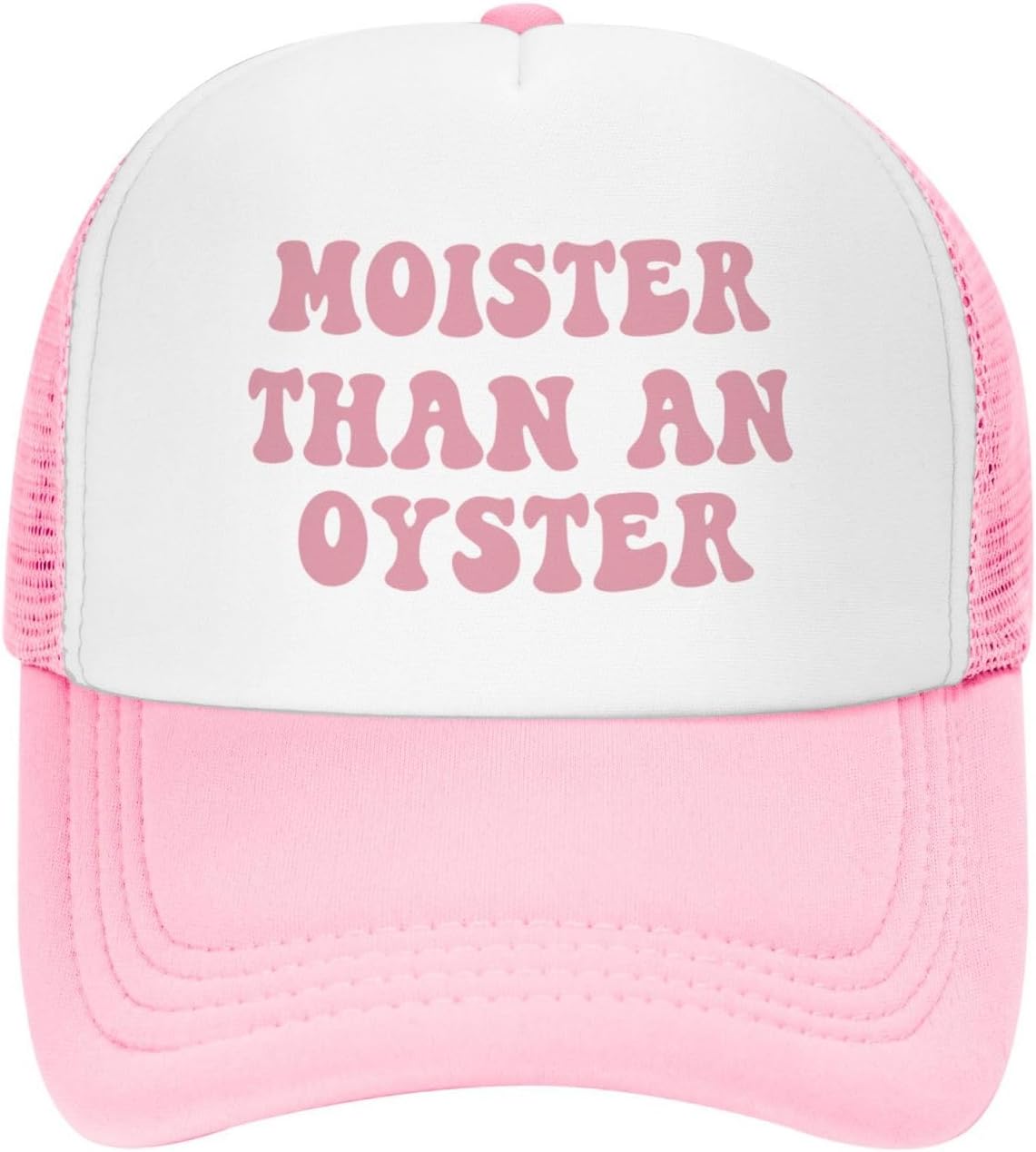 Funny Trucker Hats for Women Men Pink Gag Baseball Cap Adjustable Snapback Hat for Summer Outdoor Travel