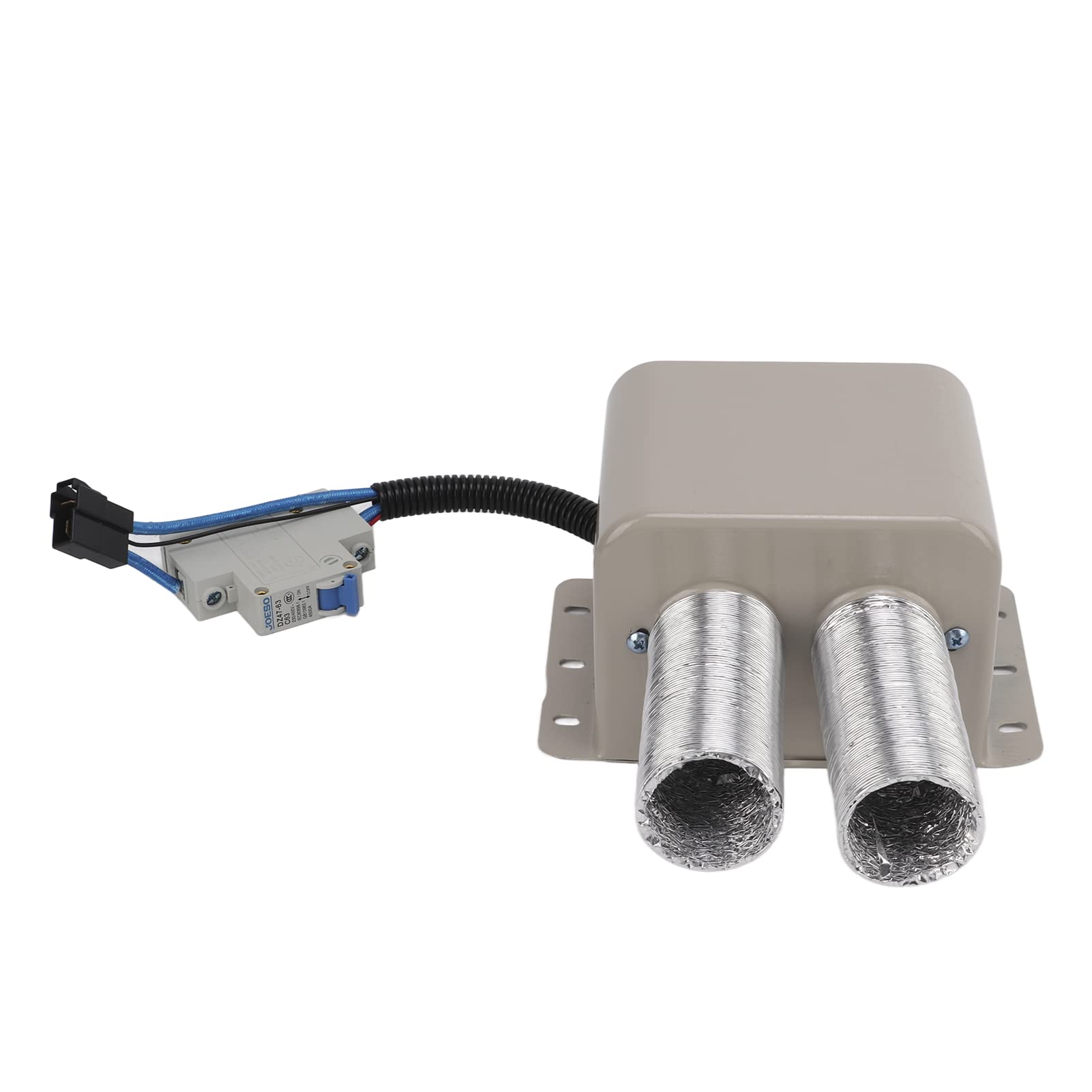 Autoheizung, Auto-Heizlüfter, elektrische Auto-Abtauheizung, 800 W, tragbar, schnell aufheizend, Auto-Windschutzscheiben-Heizlüfter mit 2 Löchern (12 V)