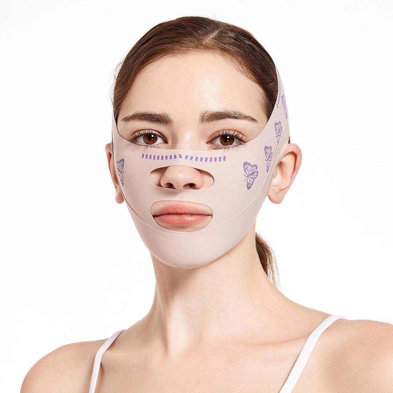 MZLUWM Máscara de dormir Beauty Face Sculpting, redutor de queixo