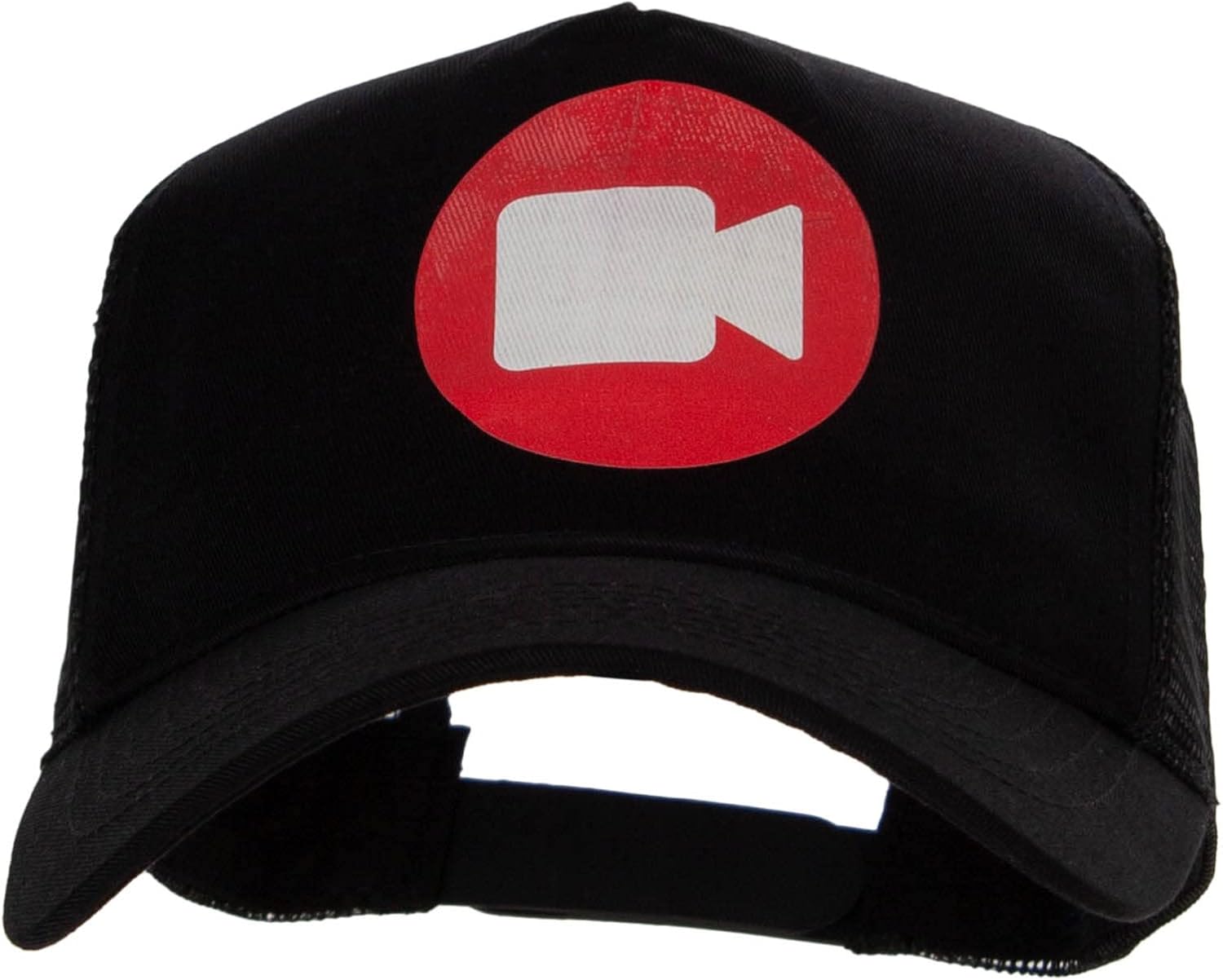 e4Hats.com Vlogger Button Heat Transfer PET Spun Mesh Cap