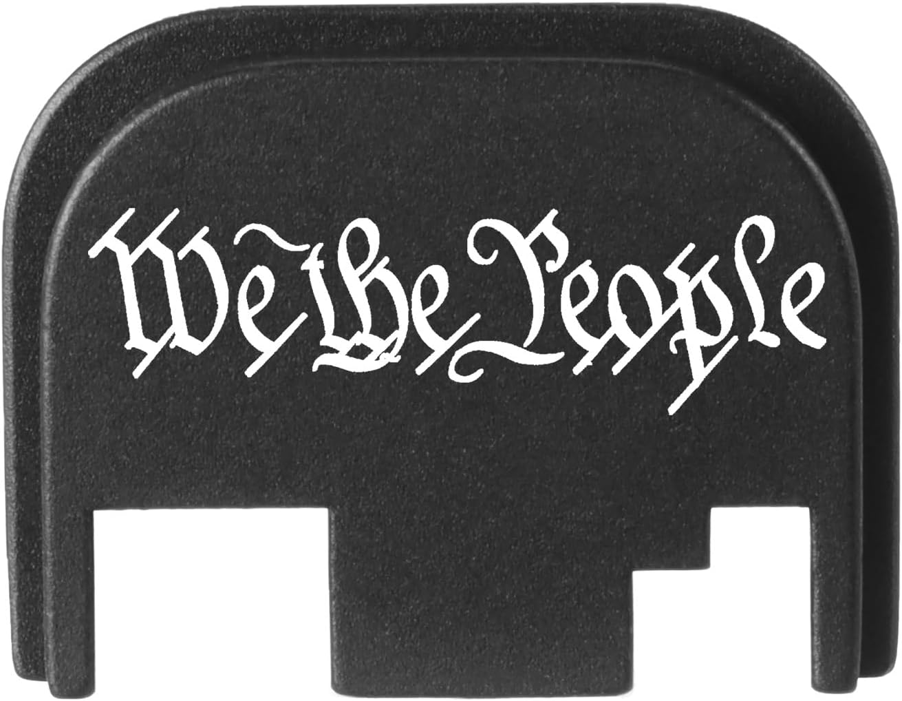 NDZ Performance Gen 1-4 Rear Slide Cover Plate for Glock 9mm .40 .357 .45 Laser Engraved Patriotic Images in Black Aluminum - Choose Image