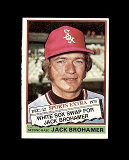 Jack Brohamer Hand Signed 1976 Topps Traded Chicago White Sox Autographed