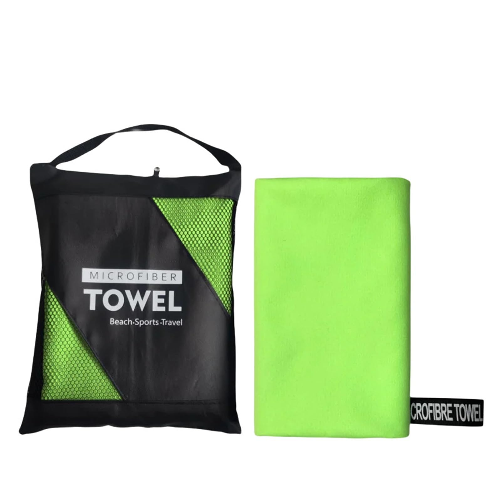 GMEqfhpOPS Beach Towel Oversized,Thick Sand Free Microfiber Quick Dry Towel 31.5”x71”, Super Absorbent Soft Swim BeachTowels for Men, Women Towels Bath(Green)