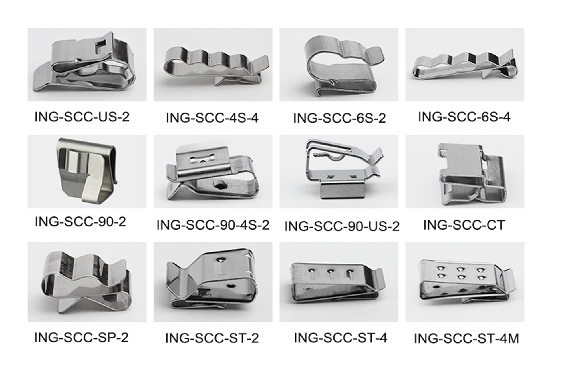 Clip para cable de energía solar Componentes de montaje solar CLIPS CLIPS CLIPS SOLAR CLIPS Ángulo para estructuras de panel solar Montaje(400 pieces)
