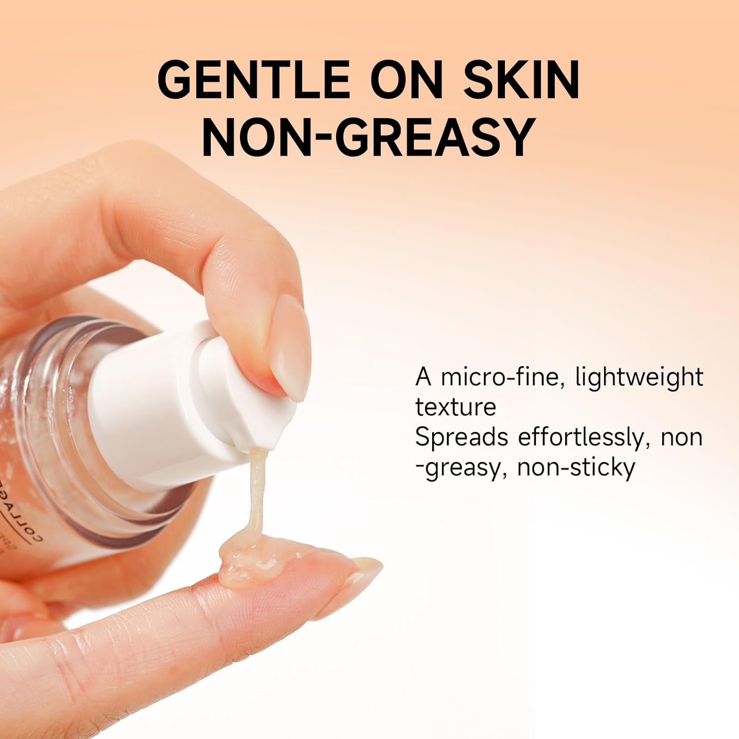 VELY VELY Collagen Sunscreen Serum SPF 50+ PA++++, Broad Spectrum Face Sunscreen Lightweight, Non-Sticky, No-Pilling Hydrating Formula for Sensitive Skin 30ml/1.01 oz