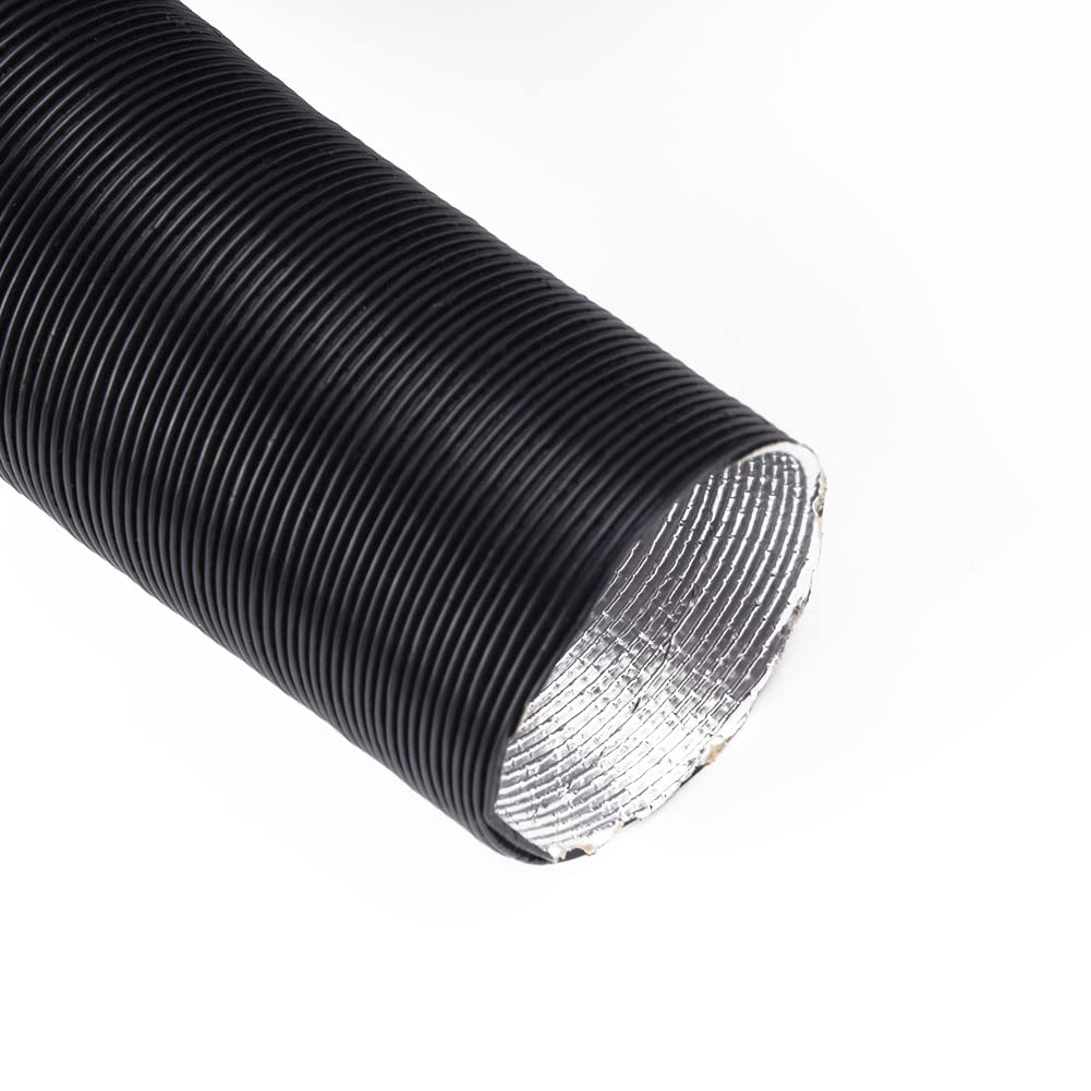 Conduit de chauffage diesel 42 mm - Conduit d'air chaud - En aluminium - Pour voiture/camion/bateau/machine lourde