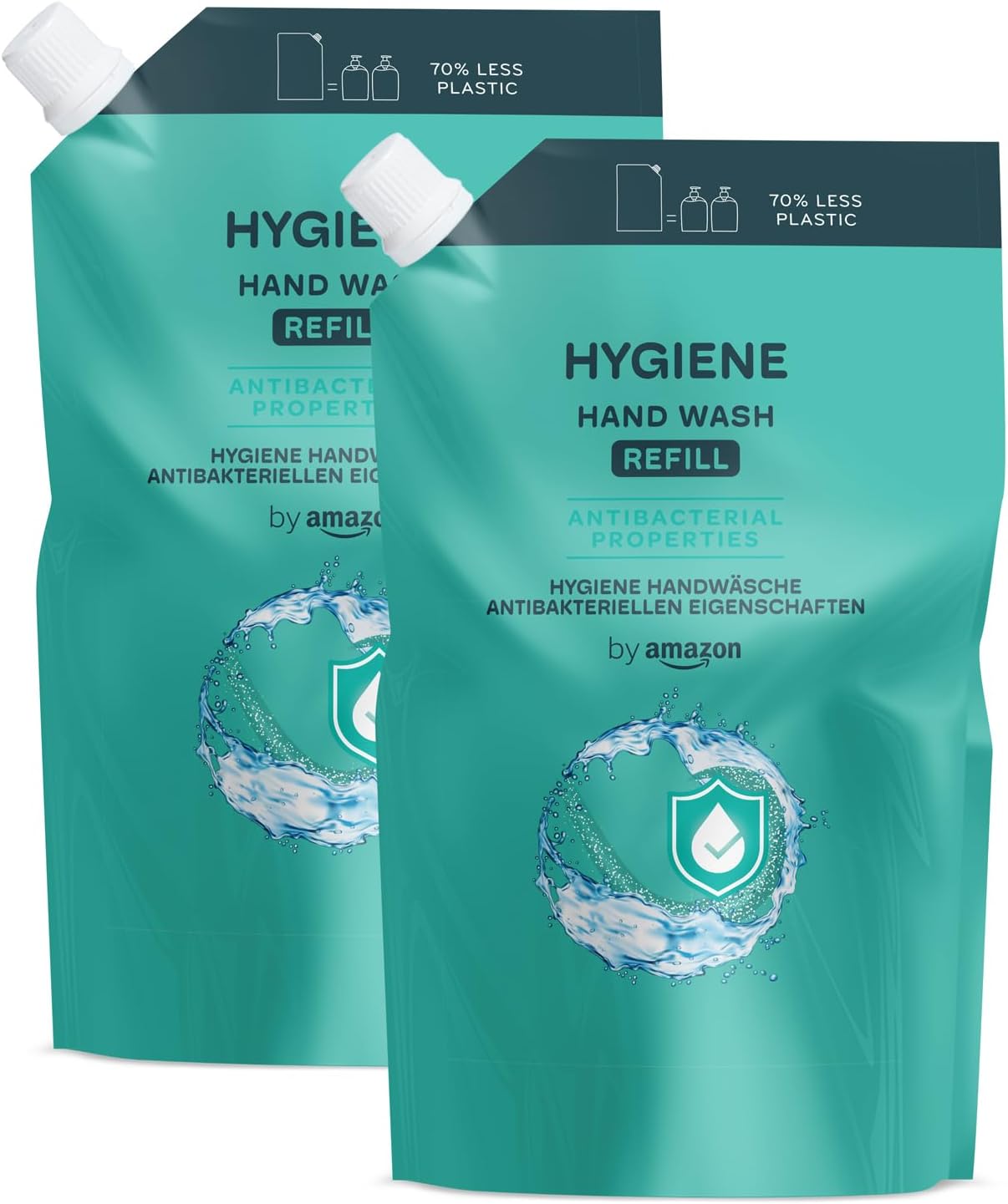 by Amazon Hygiene Hand Wash Refill, 2 x 1000ml