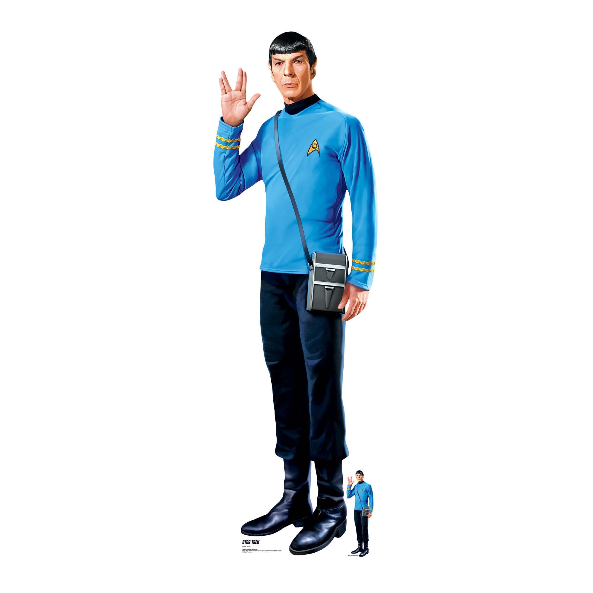 Star Cutouts SC4674 Spock Cardboard Cut Out Height 184cm, Ideal for Star Trek Theme Parties, Birthdays, Collectors & Fans