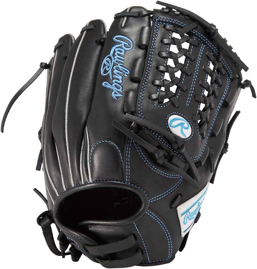 Rawlings Baseball Glove Glove Softball Women Only for Women Soft Hyper TECH R2G GS5HTY14GF Black [All Round] Size 11.5 *Right Throwing (Left Handed)