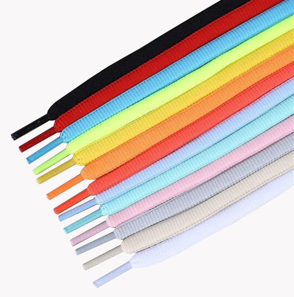 Goodlace 9mm Wide Strong Semicircle Shoelaces Solid Oval Shoe Laces for Dunk 55Inch