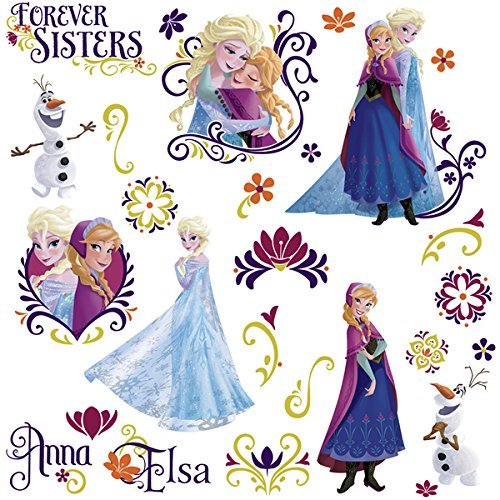 RoomMates Stickers muraux Disney La Reine des Neiges Printemps | Stickers muraux La Reine des Neiges Disney Stickers muraux