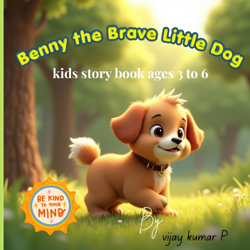 Benny the Brave Little Dog: story book for a kids age 3-6 |8.5x 8.5 inches| 27 pages | brave and kind little hero |