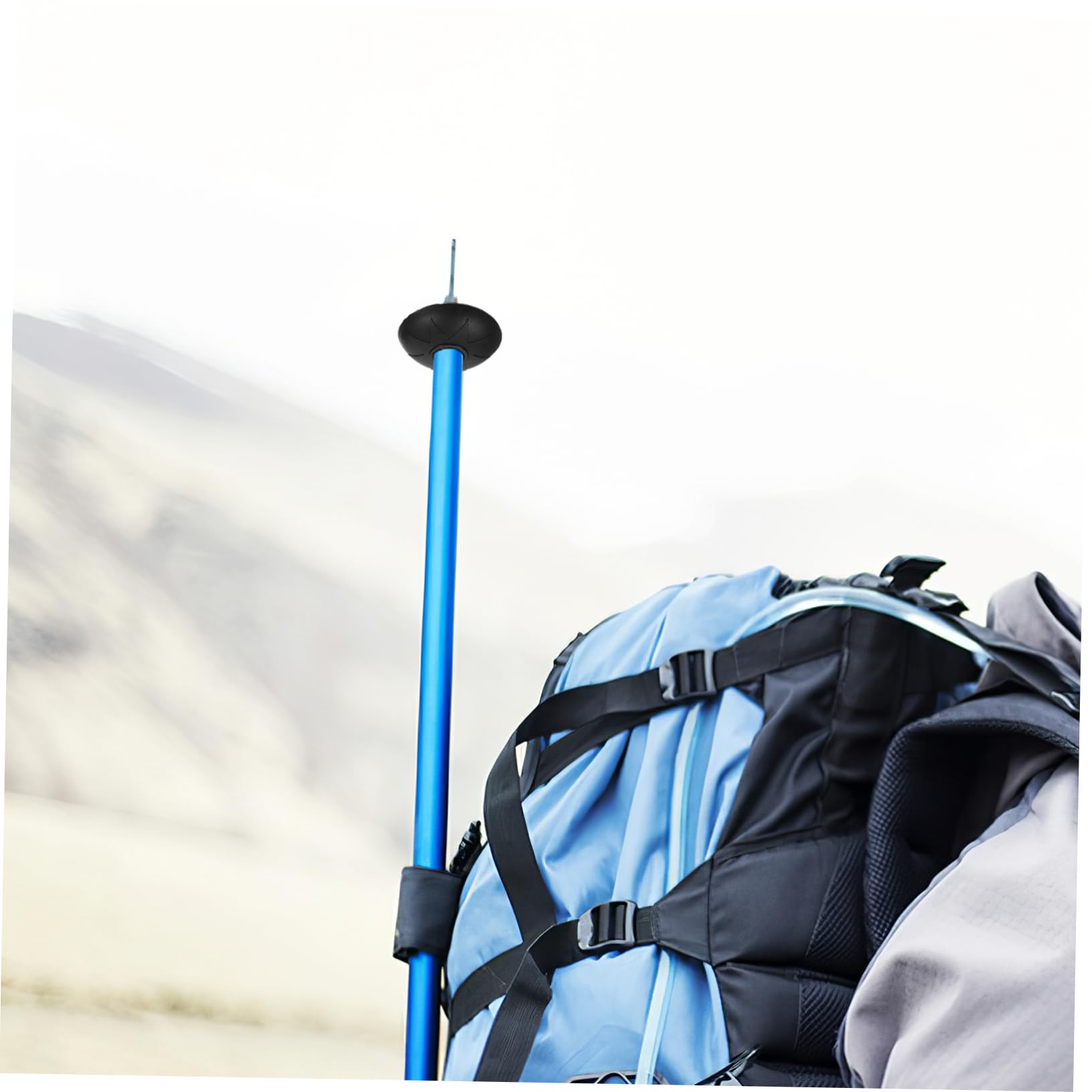 LIOOBO 4 Piezas Accesorios para Bastones de Senderismo Tapones para Bastones de Trekking Cubiertas Antideslizantes para Nieve y Barro