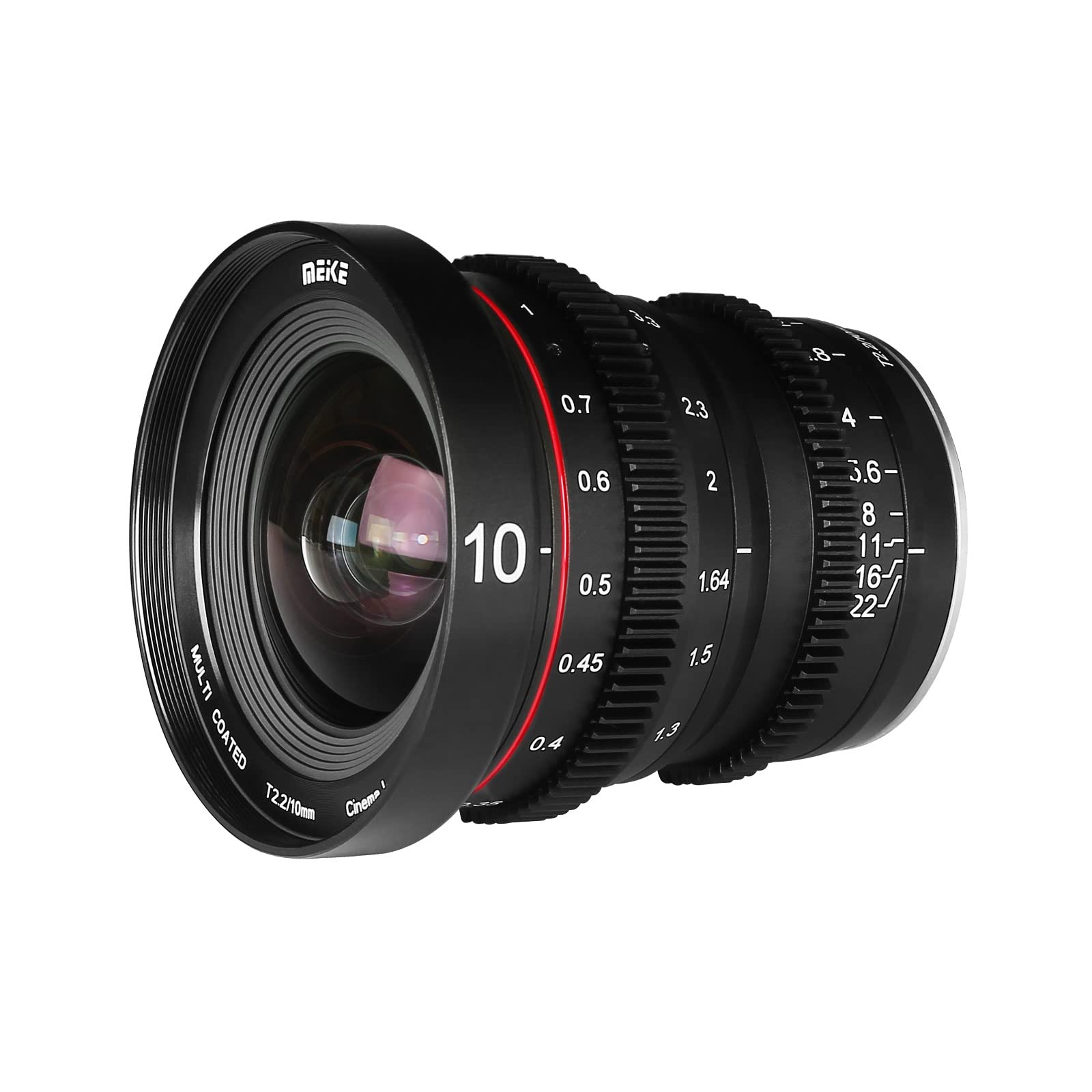 Meike 10mm T2.2 Cine Objektiv – Manueller Fokus, Geringe Verzerrung, Für Fujifilm X-Mount (z.B. X-T4)