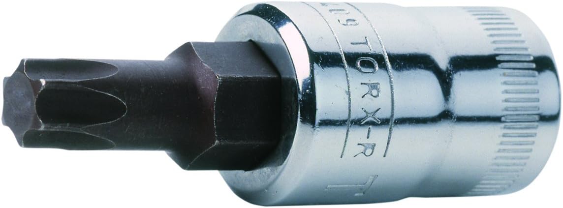 Bahco 7409TORX-T30 BH7409TORX-T30 Socket Driver for TX-30 Torx Head Screws, Silver/Grey, 3/8-Inch