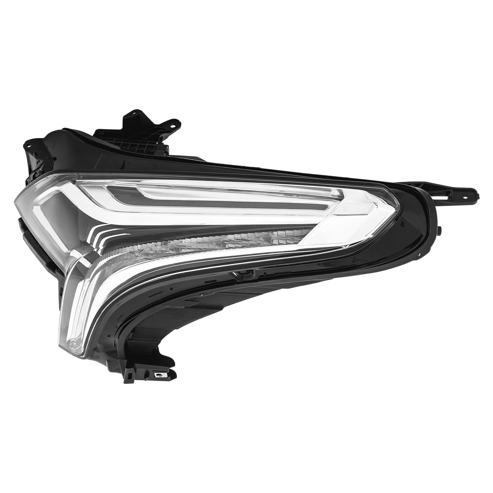 Full LED Headlight Assembly for Cadillac XT5 2020 2021 2022 2023 Left Driver Side Front Headlamp Replacement w/Bulb Black Housing Clear Lens 84849607 (Left Driver Side)