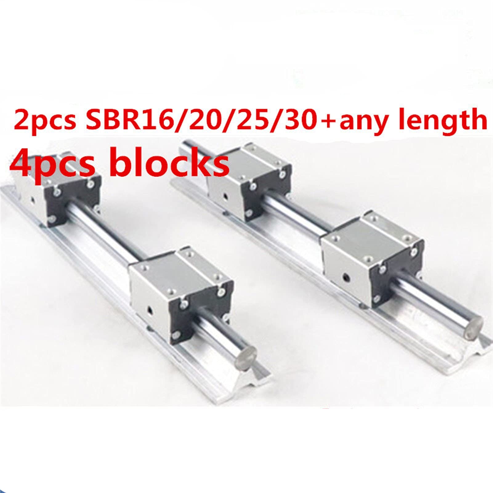 Amazon.com: Guides 2pcs SBR16 SBR20/25/30 Linear Rail Guide 1200