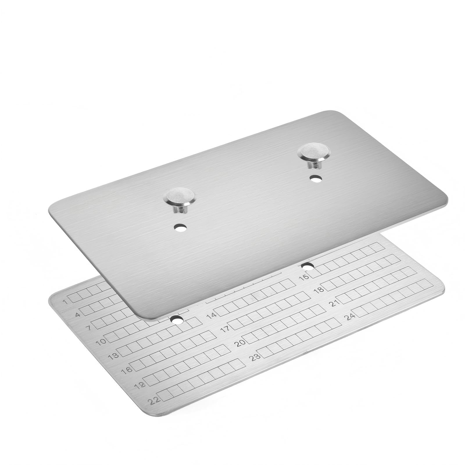 GR1 Titanium Crypto Seed Phrase Storage Plates(Plates Only）