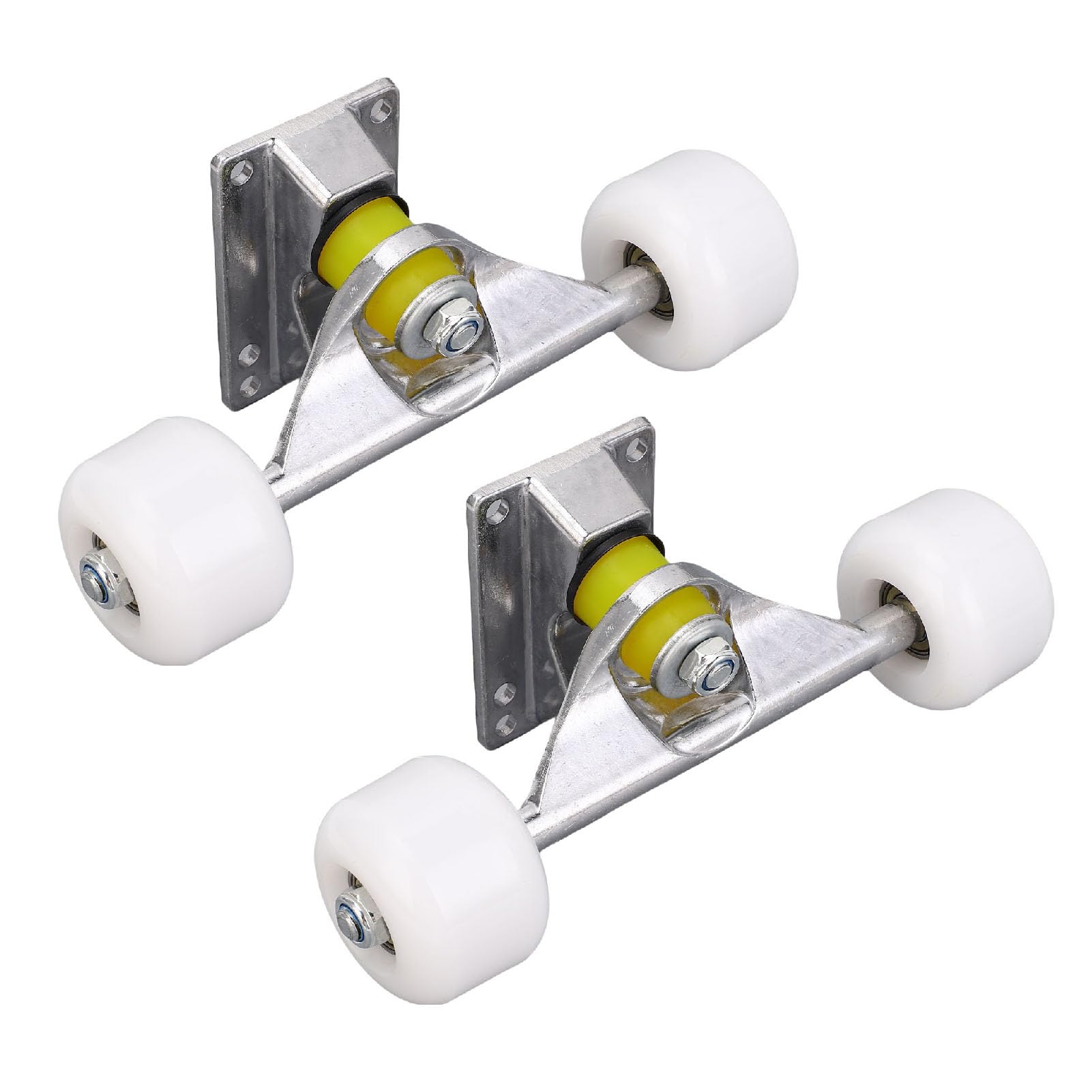 Sorandy Camión de, Ruedas de de 2 Piezas, Camión de Longboard de Absorción de Choque de Aleación de Aluminio de 5 Pulgadas, Adecuado para Patinetas, Kit de Inicio Combinado de Hardware, Ideal para