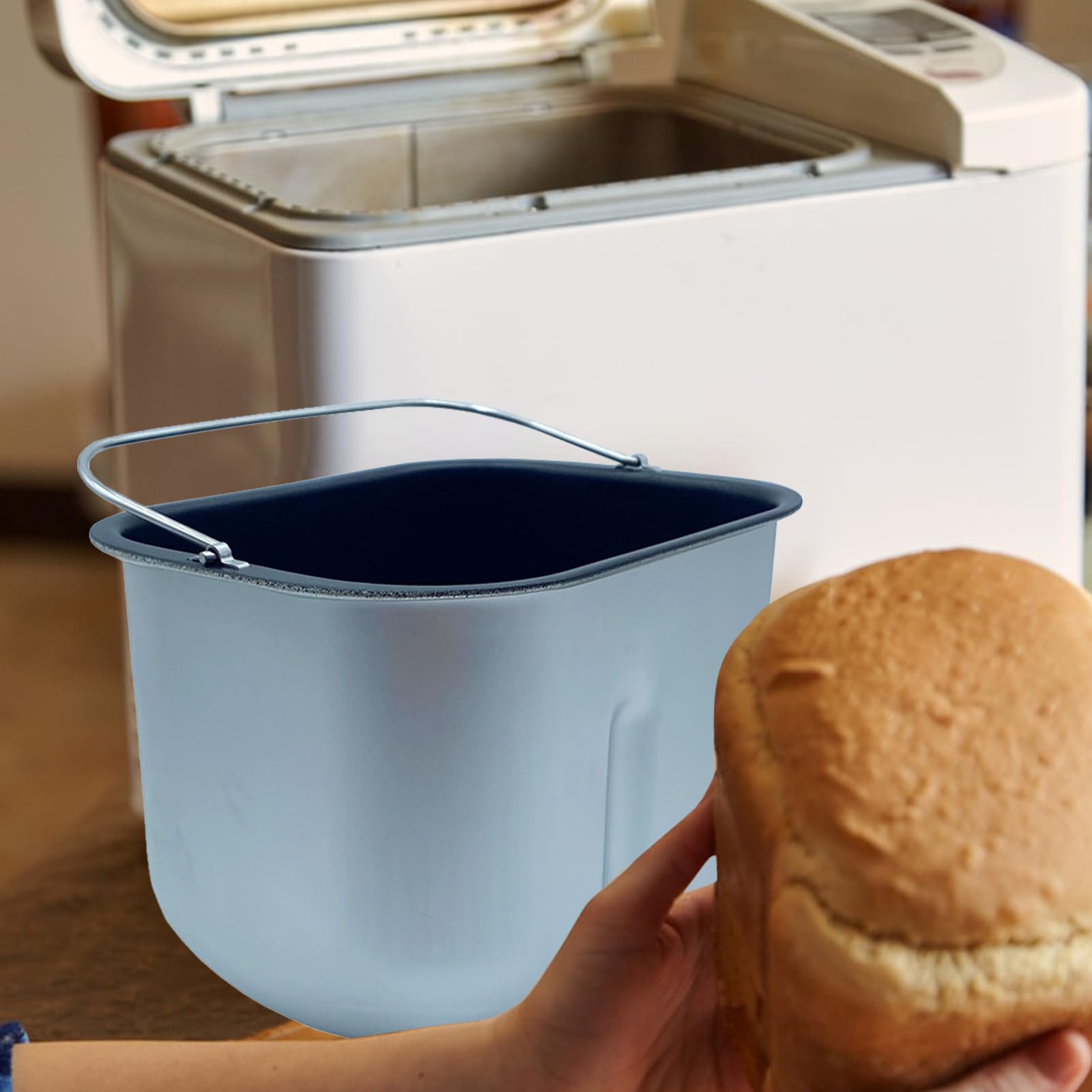 Revestimiento para máquina de pan,Cubo para hornear para máquina de pan | Bandeja multiusos para máquina de hacer pan