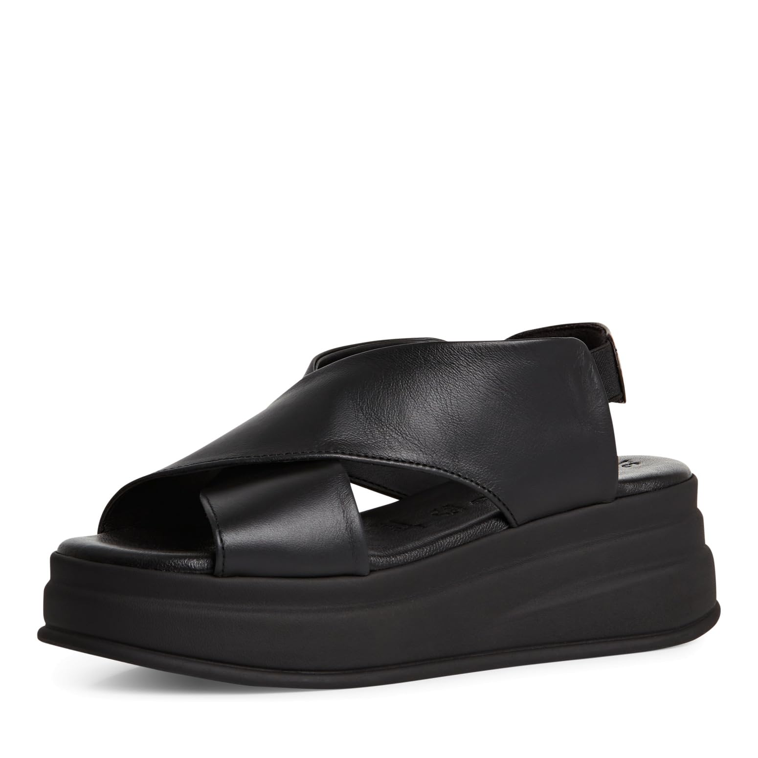 Tamaris Women's 28303 Sandal, Black, 4 UK