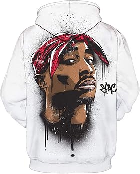 2pac Tupac Singer 3D Print Men's Hoodie Sweater Sweatshirt Jacket Pullover  Tops -AY127 (XL), beige : Amazon.de: Fashion