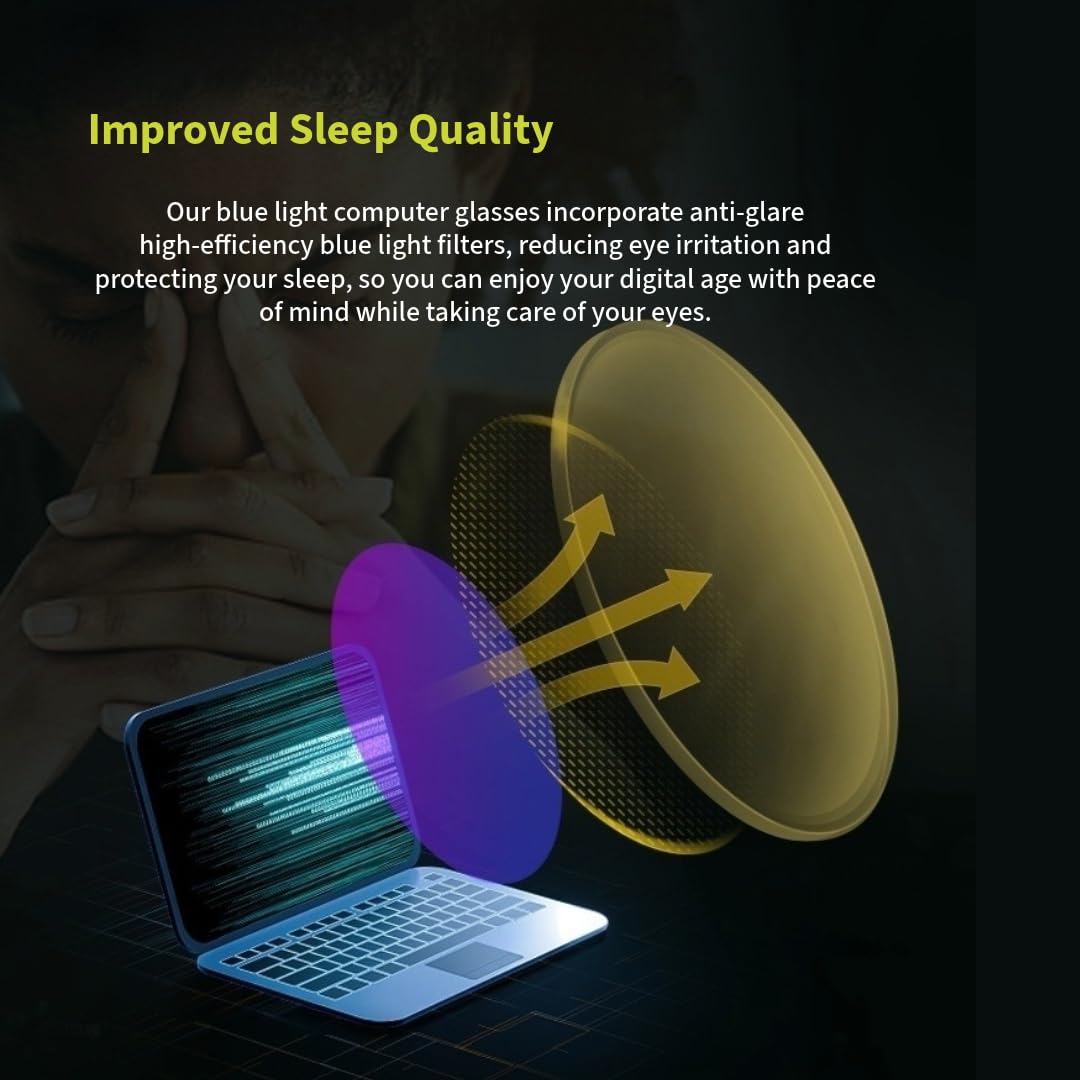 Gafas de lectura con bloqueo de luz azul, para dormir mejor, reducir la tensión ocular para mujeres y hombres, con acabados de madera