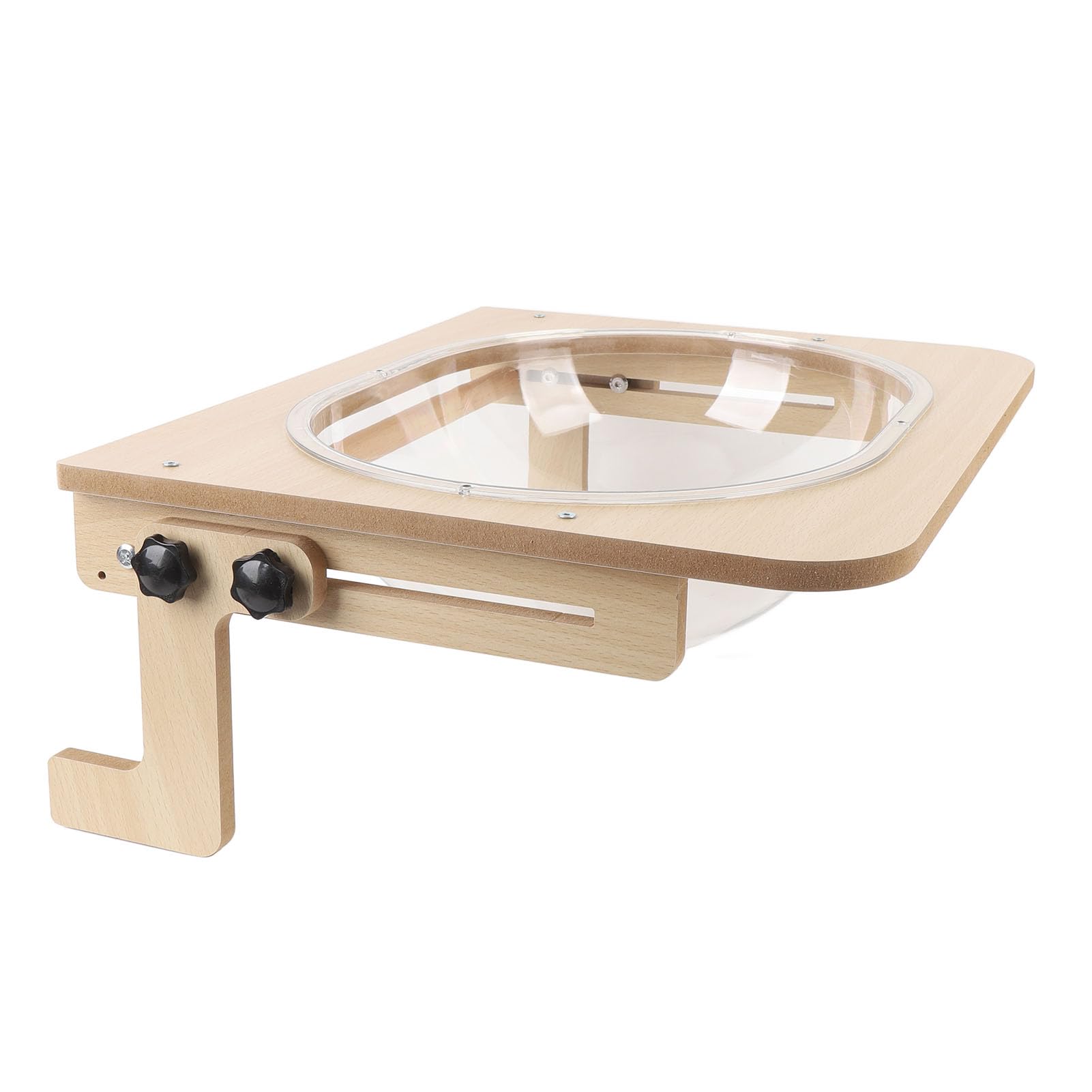 Cama Colgante Transparente para Gatos, Hamaca Transparente para Ventana para Gatos, Juego de Muebles de Pared para Que Ahorra Espacio con Estructura Estable, Asiento de Ventana con Cápsula